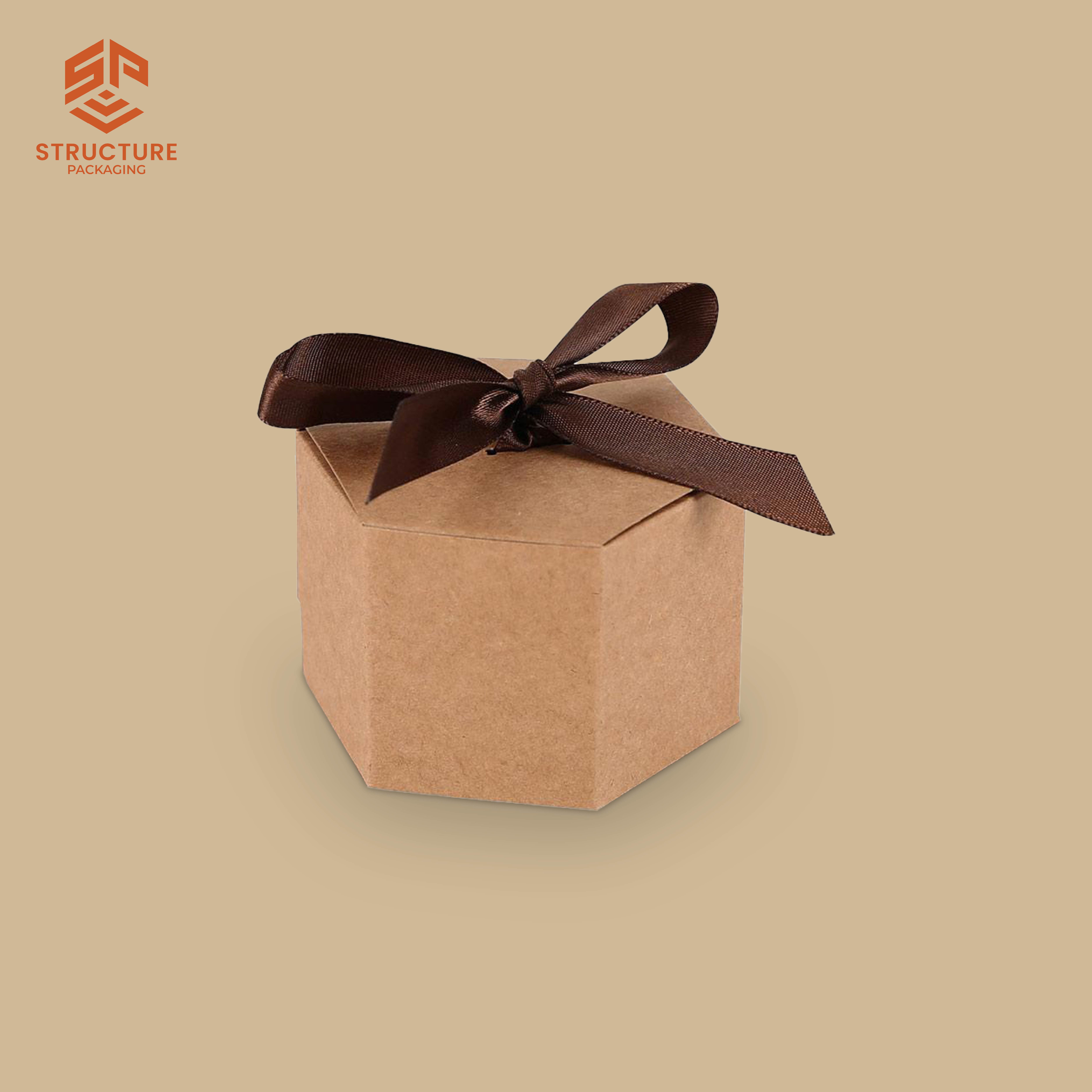 CUSTOM ONE PIECE COLOR TINTED KRAFT TUCK TOP GIFT BOXES