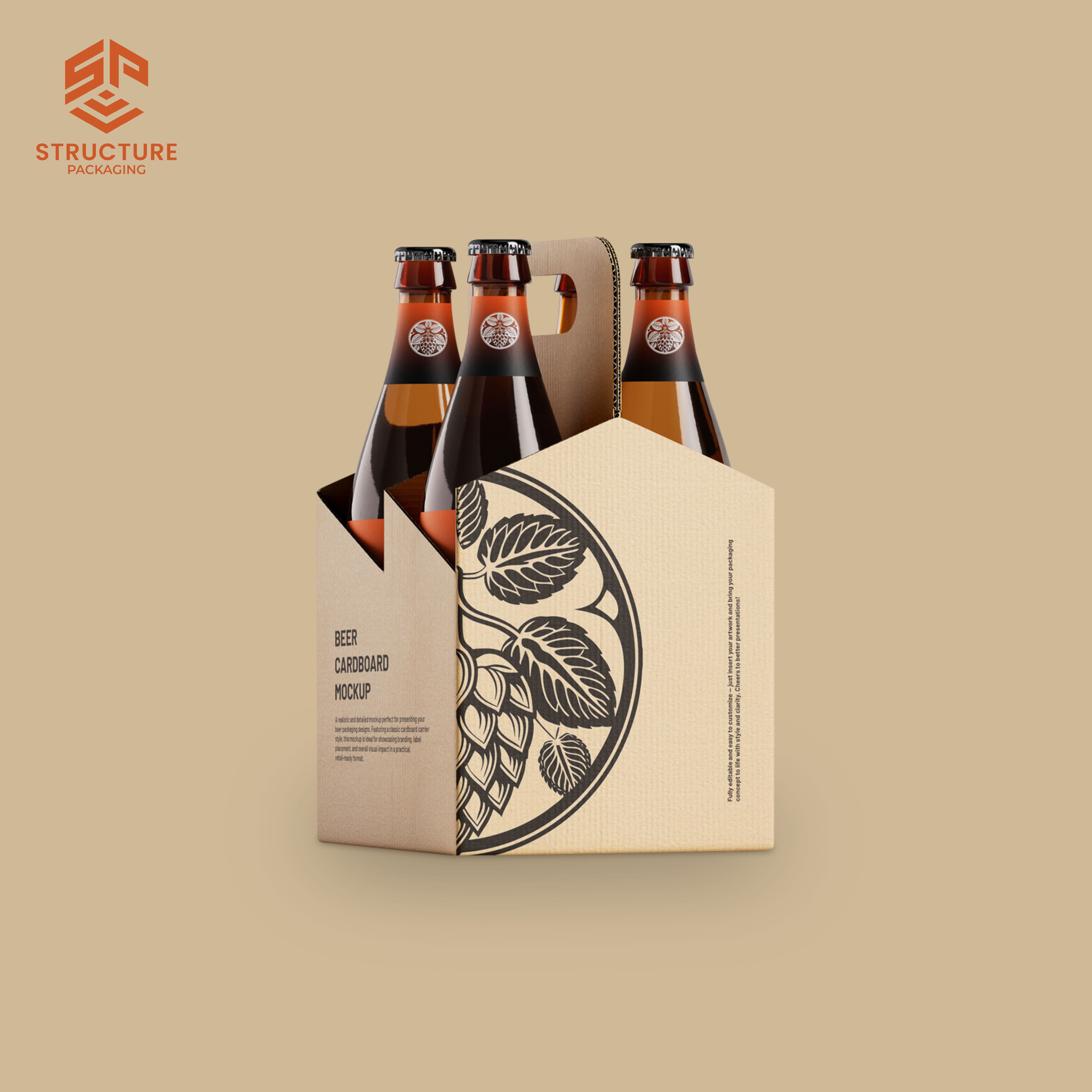 Custom 4 Pack Bottle Carrier