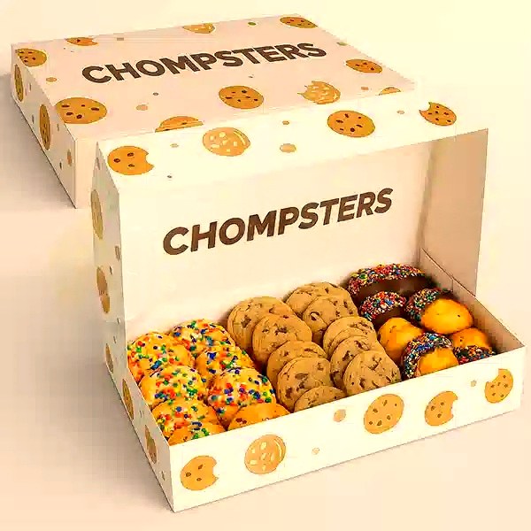 Custom White Cookie Boxes