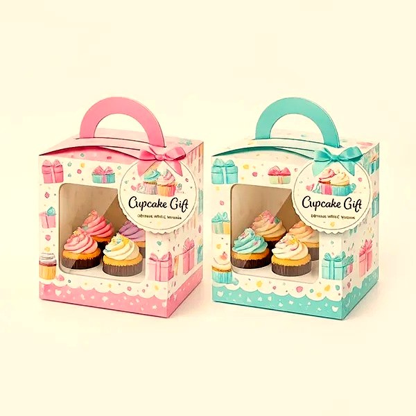 Custom Mini Cupcake Boxes